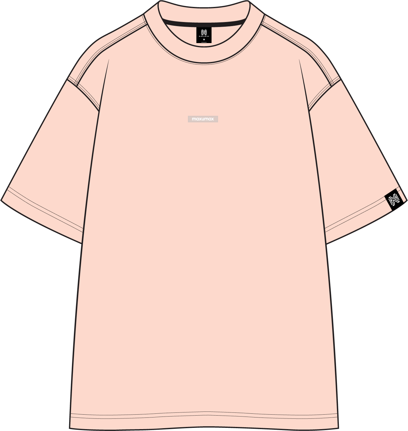 Basic Tee Peach