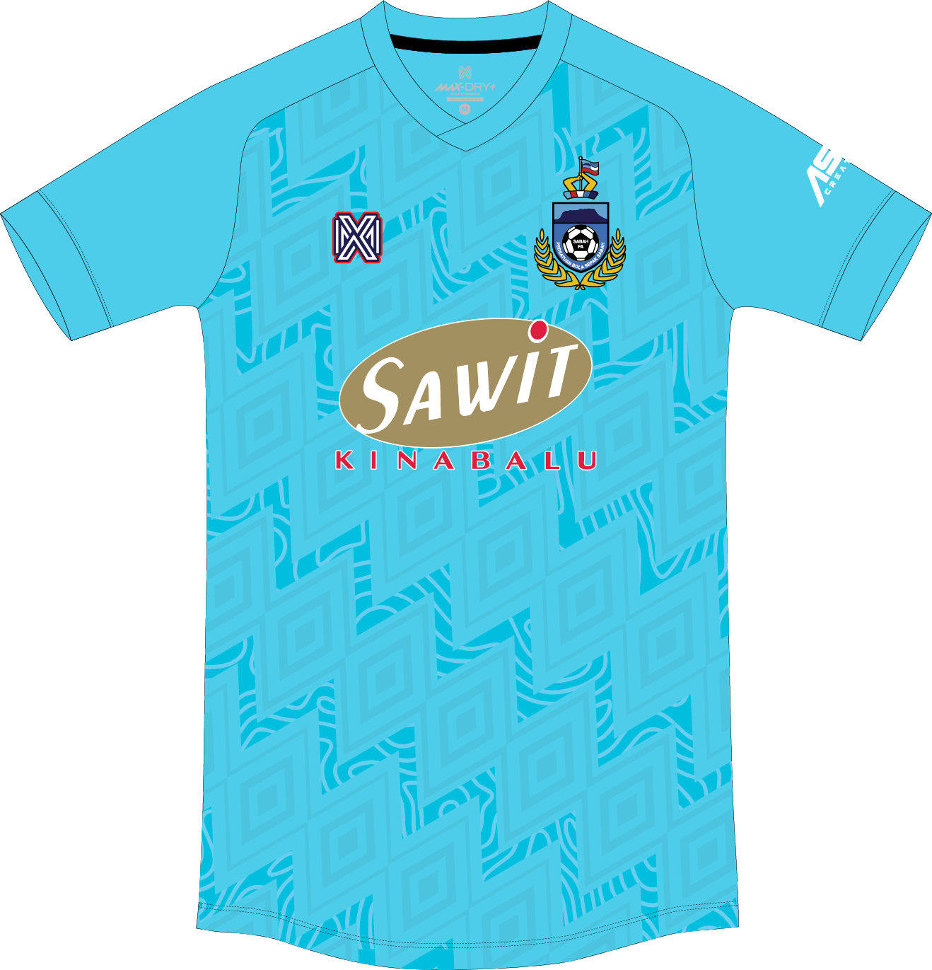 25 SABAH FA WOMEN'S TEAM PLAYER ISSUE GK AWAY
